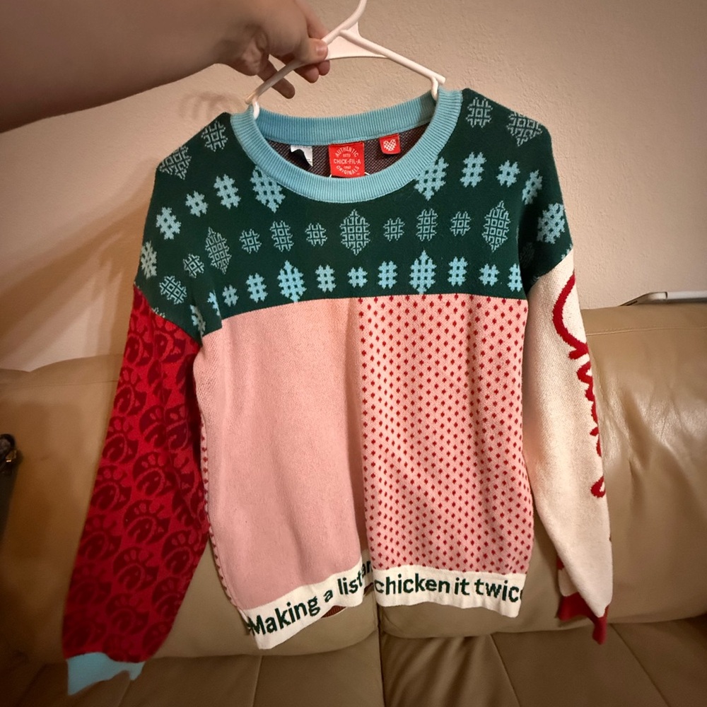 Unisex Christmas Chick-fil-A sweater